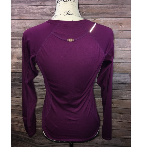 Nike FITDRY Plum long sleeve running top - Picture 3 of 5